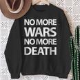 No More Wars No More Death スウェットシャツ 年配の女性への贈り物