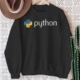 Python Programmer コンピューター デベロッパー 長袖tシャツ スウェットシャツ 年配の女性への贈り物