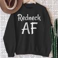 Redneck AF Red Dirt Texas Outlaw Country Music Cowboy Tank Top Sweatshirt Unisex Gifts for Old Women