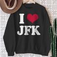 Retrointage I Heart Jfk John F Kennedy スウェットシャツ 年配の女性への贈り物