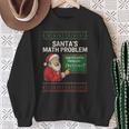 Santa's Math Problem 67 Viral Meme Christmas Ugly Sweater Sweatshirt Gifts for Old Women