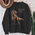 T Rex 恐竜 バスケットボール 面白い恐竜フープ スウェットシャツ 年配の女性への贈り物