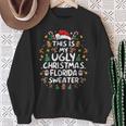 This Is My Ugly Christmas Florida Christmas Season Sweatshirt Gifts for Old Women