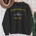 Vfa-102 「ダイヤモンドバックス」飛行隊 F-18 スーパーホーネットtシャツ スウェットシャツ 年配の女性への贈り物