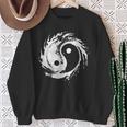 Ying Yang Flowtate 瞑想 水彩画 太極拳 メンズ レディース スウェットシャツ 年配の女性への贈り物