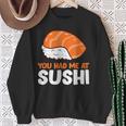 You Had Me At 寿司大好き サーモンにぎり サーモン寿司 スウェットシャツ 年配の女性への贈り物