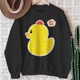 アヒル隊長ビッグプリント（横向き） スウェットシャツ 年配の女性への贈り物