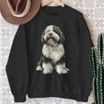 オールドイングリッシュシープドッグ 犬 ペット アートワーク オールドイングリッシュシープドッグ スウェットシャツ 年配の女性への贈り物