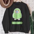 カカポ Kakapo『セルフィー』鳥【どうぶつフレンズ】動物 ゆるくて かわいい スウェットシャツ 年配の女性への贈り物
