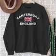 カンタベリー イングランド イギリス キングダム シティ 観光土産 長袖tシャツ スウェットシャツ 年配の女性への贈り物