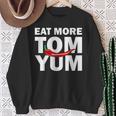 トムヤムクン スパイシーなタイ料理をもっと食べる 唐辛子 タイ 東南アジア プーケット ギフト バンコク お土産 スウェットシャツ 年配の女性への贈り物