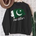 パキスタンの旗パキスタン 長袖tシャツ スウェットシャツ 年配の女性への贈り物
