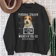 パーソナルストーカー犬ジャックラッセルテリア私はあなたに従います Jack Russell Terrier Dog 長袖tシャツ スウェットシャツ 年配の女性への贈り物