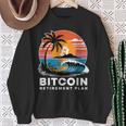 ビットコイン退職プラン Btc暗号取引 暗号通貨 スウェットシャツ 年配の女性への贈り物