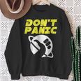 ファンアート ヒッチカーの銀河ガイド ドントパニック スウェットシャツ 年配の女性への贈り物
