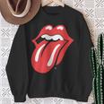 ローリングストーンズ 公式クラシックタン 長袖tシャツ スウェットシャツ 年配の女性への贈り物