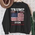 ヴィンテージ ドナルド トランプ 2024 テイク アメリカ バック 長袖tシャツ スウェットシャツ 年配の女性への贈り物