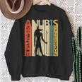 古代エジプト神アヌビスtシャツ ヒエログリフシャツギフト スウェットシャツ 年配の女性への贈り物