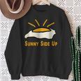 目玉焼き サニーサイドアップ スウェットシャツ 年配の女性への贈り物