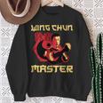 詠春拳マスター トレーニング 詠春拳 コーチ ファイター マーシャルアーツ 長袖tシャツ スウェットシャツ 年配の女性への贈り物
