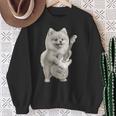 面白いtシャツ ポメラニアン 犬 ギター イヌ メンズ 犬好き グッズ かわいい おもしろ 面白い 服 ネタ 長袖tシャツ スウェットシャツ 年配の女性への贈り物