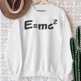 E Mc2 面白い 物理学 サイエンス シャツ エネルギー 質量光 速度 スウェットシャツ 年配の女性への贈り物