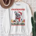 French Bulldog Santa Hat Frenchie Dog Ugly Christmas Sweater Sweatshirt Gifts for Old Women