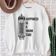 Happiness Is A Warm Tube アナログオーディオ。真空管 スウェットシャツ 年配の女性への贈り物