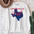 Lewisville Texas Y'All TX Pride State Map Cute Sweatshirt Unisex Gifts for Old Women