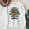 Life Is Better With Bonsai 屋内 盆栽 盆栽ポット 盆栽 スウェットシャツ 年配の女性への贈り物