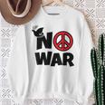 No War 反戦 平和の鳩 スウェットシャツ 年配の女性への贈り物