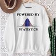 Powered Bytatistics ベルカーブ オタク ユーモア スウェットシャツ 年配の女性への贈り物