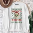 Santa Says 67 Ugly Christmas Sweater Santa Sweatshirt Gifts for Old Women