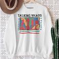 Talking Heads イエロー レトロ グラフィック スウェットシャツ 年配の女性への贈り物