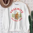 Yosemite National Park Ranger Bigfoot 80Sasquatch スウェットシャツ 年配の女性への贈り物