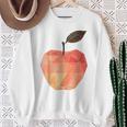りんご フルーツ モチーフ アート りんご スウェットシャツ 年配の女性への贈り物
