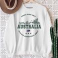 オーストラリアヴィンテージお土産オーストラリアのランドマーク スウェットシャツ 年配の女性への贈り物