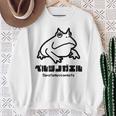 カエル ベルツノガエル メンズ レディース キッズ かわいい 蛙好き 長袖tシャツ スウェットシャツ 年配の女性への贈り物
