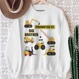 キッズ Big Brother ブルドーザーフォークリフトショベルに昇進。 スウェットシャツ 年配の女性への贈り物