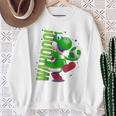 ザ・スーパーマリオギャラクシー・ムービー Action Yoshi スウェットシャツ 年配の女性への贈り物