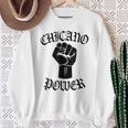 チカーノパワー メキシコ メキシコ ラティーナ ラテンクス ラザノ ラ ミグラ スウェットシャツ 年配の女性への贈り物