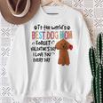トイプードル最高の犬ママバレンタインデー面白い犬の恋人 長袖tシャツ スウェットシャツ 年配の女性への贈り物