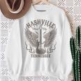 ナッシュビル テネシー ギター カントリーミュージック シティ レディース メンズ キッズ スウェットシャツ 年配の女性への贈り物
