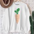 ニンジン コスチューム 野菜 カーニバル コスチューム ビーガン Carrot Costume スウェットシャツ 年配の女性への贈り物