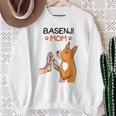 バセンジーママ犬愛好家 スウェットシャツ 年配の女性への贈り物