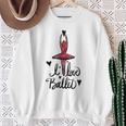 バレエ大好き スウェットシャツ 年配の女性への贈り物