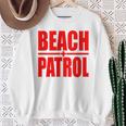 ビーチパトロール サーフ レスキュー ライフガード スウェットシャツ 年配の女性への贈り物