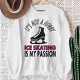 フィギュアスケート スポーツ フィギュア スケーター ギフト アイデア スウェットシャツ 年配の女性への贈り物