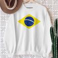 ブラジルの国旗ブラジル スウェットシャツ 年配の女性への贈り物