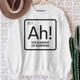 周期表 Ah 驚き元素 化学 科学 駄洒落。 スウェットシャツ 年配の女性への贈り物
